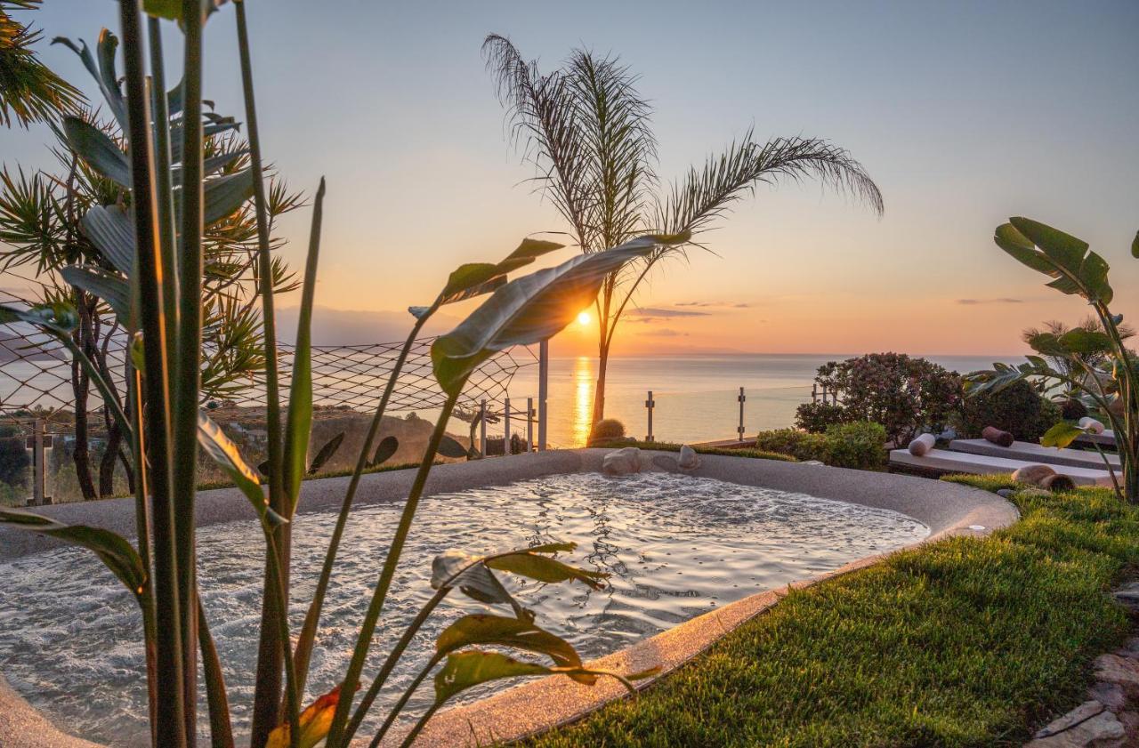 Luxury Taorum Villa With Spectacular Sea Views In Taormina Kültér fotó