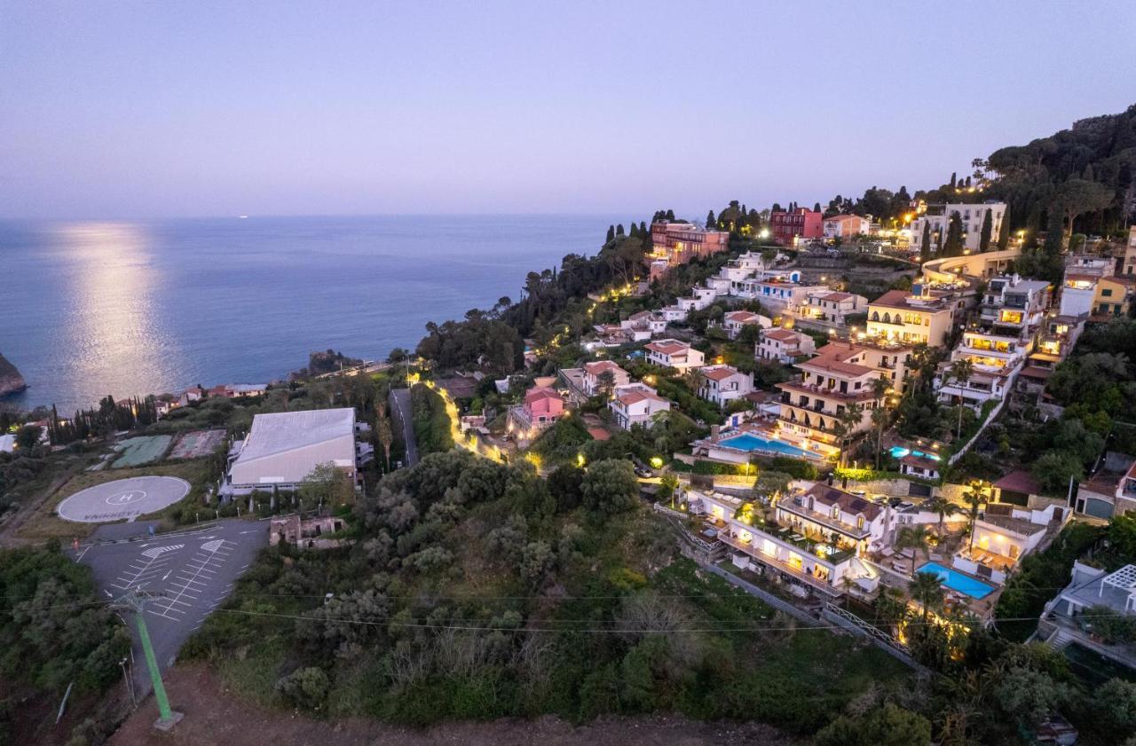 Luxury Taorum Villa With Spectacular Sea Views In Taormina Kültér fotó