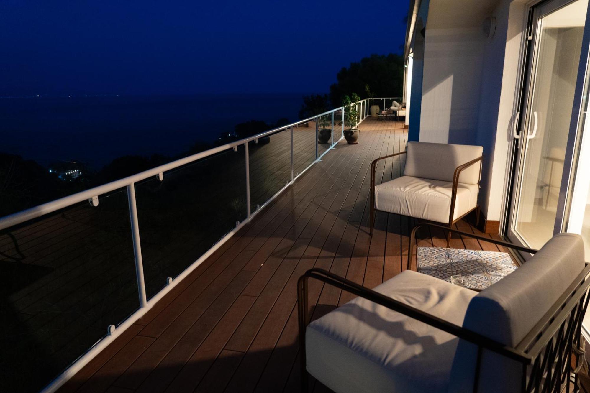 Luxury Taorum Villa With Spectacular Sea Views In Taormina Kültér fotó