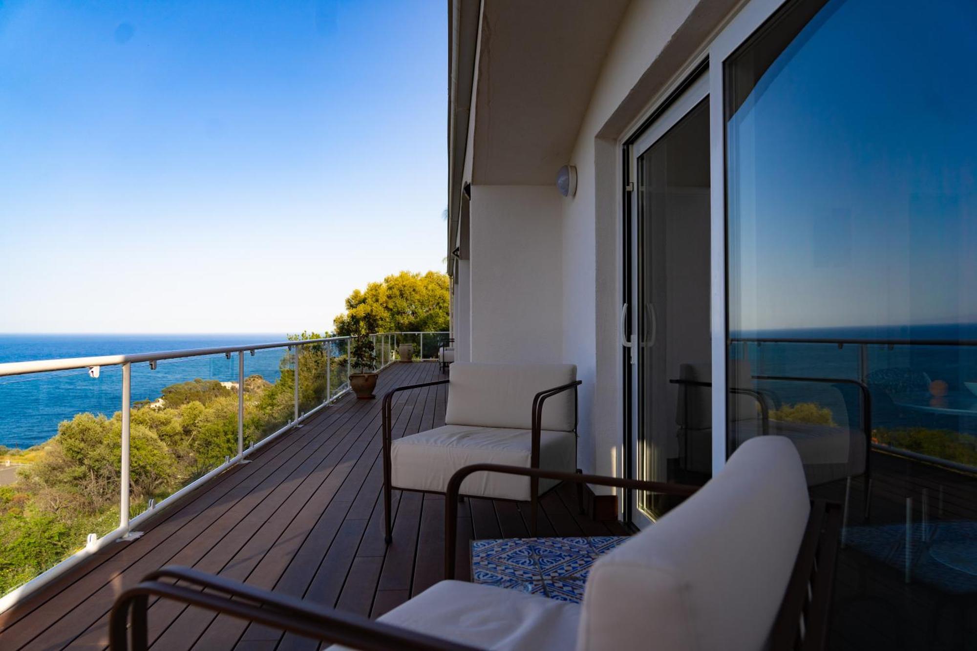 Luxury Taorum Villa With Spectacular Sea Views In Taormina Kültér fotó