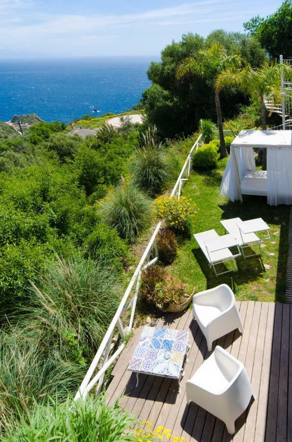 Luxury Taorum Villa With Spectacular Sea Views In Taormina Kültér fotó